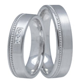 Linden Trauringe / Eheringe Berikon mit Diamanten - 1605/1606